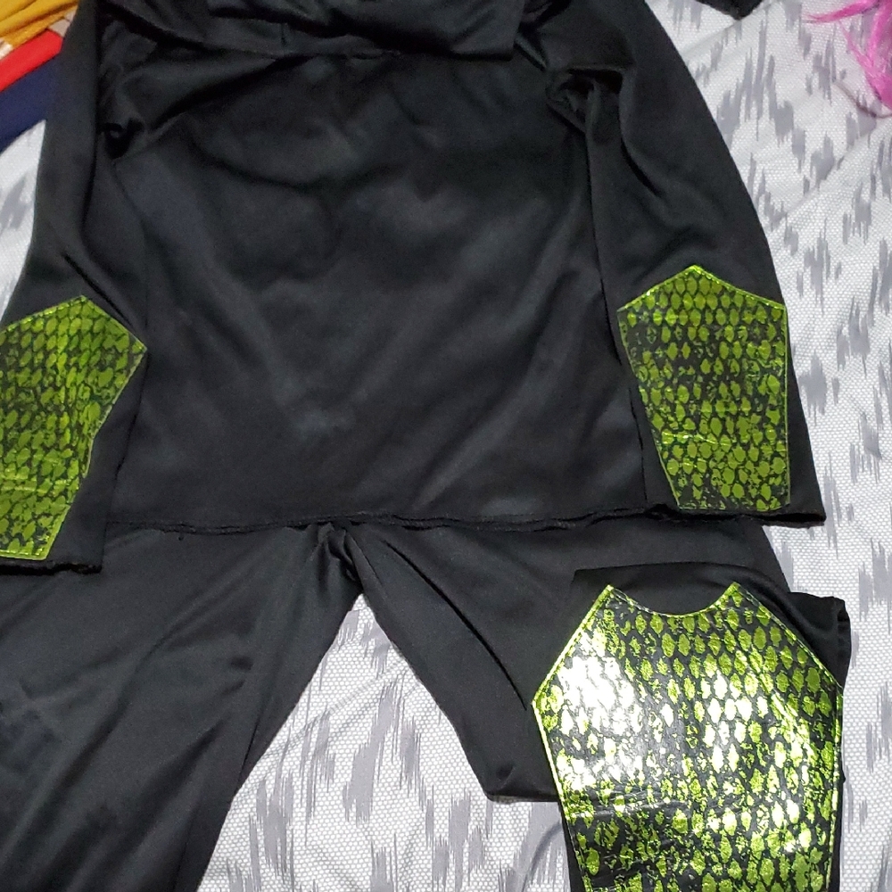 Black and Green Costume Set